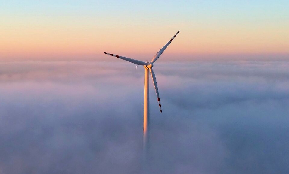 The windmills green energy ecology photo