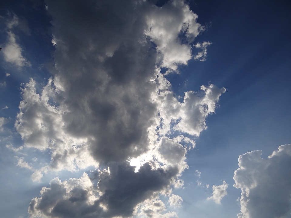 Clouds cloud formation blue
