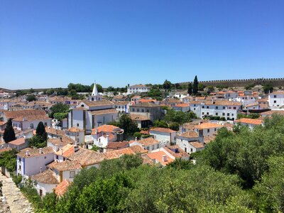 Portugal city defensive wall photo