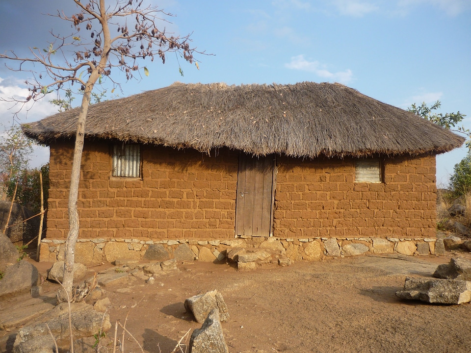 Clay thatched roof mwanza