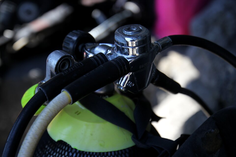 Diving scuba tank aquatics photo