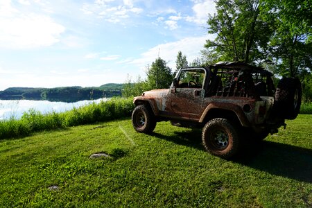 Nature landscape vehicle