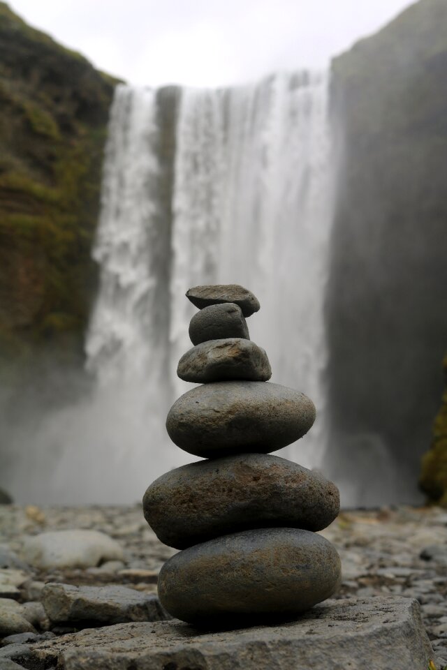 Cairn waterfall nature