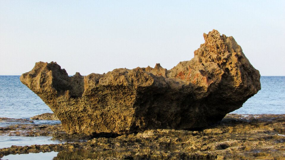 Coast rock nature photo