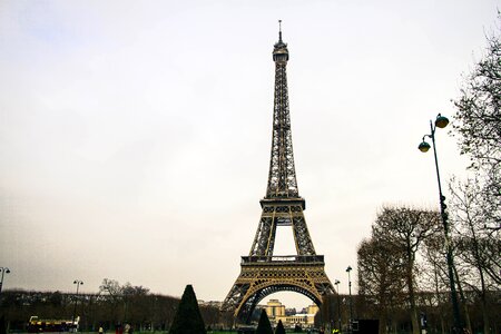 Paris eiffel tower historical works photo