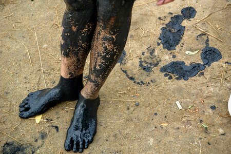 Mud close up moor
