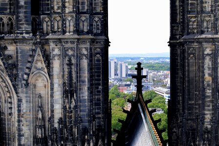 Bell tower gothic cologne photo