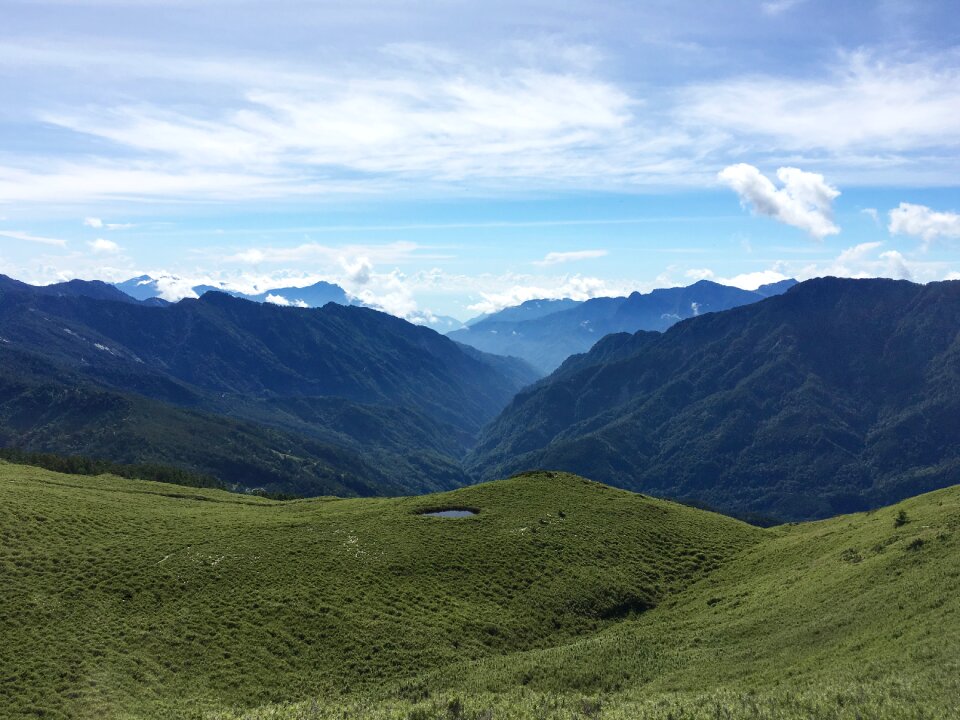Lake landscape view
