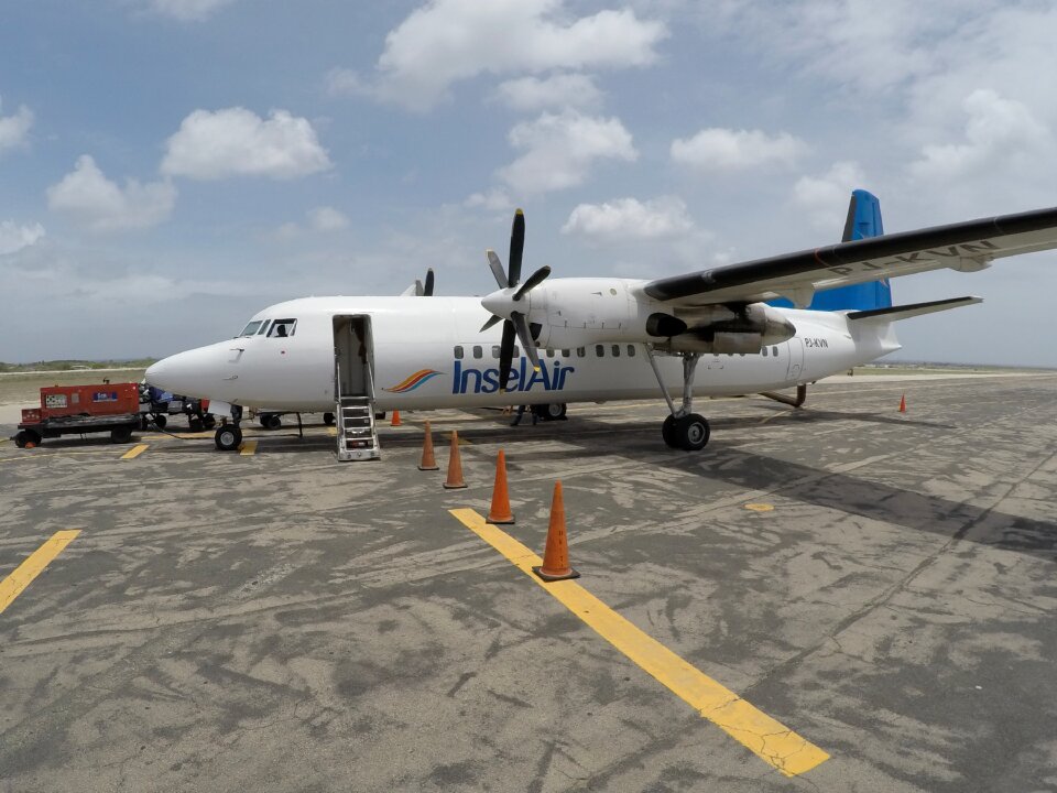 Propellor airport insel air