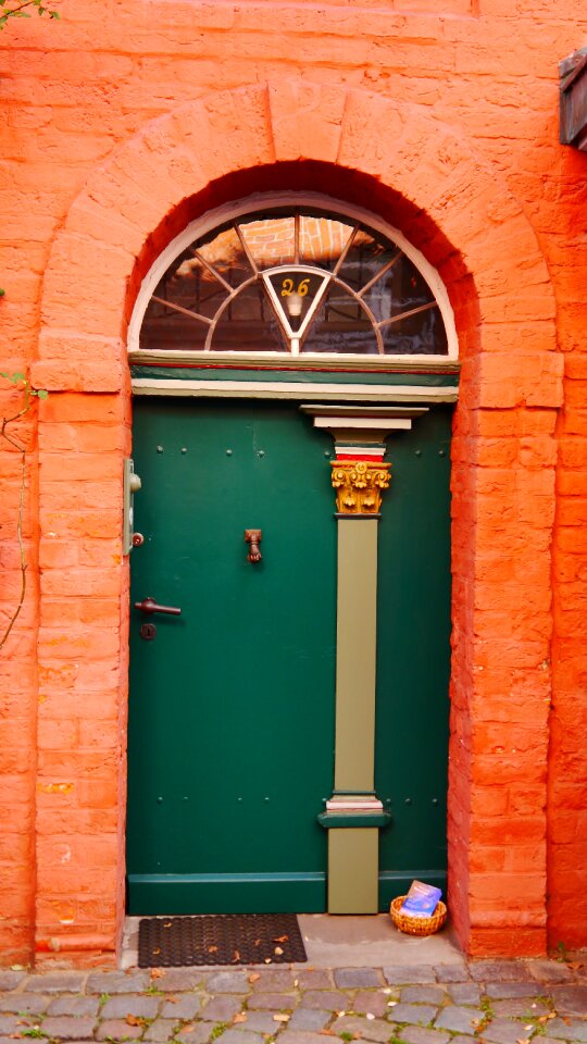Front door old house entrance