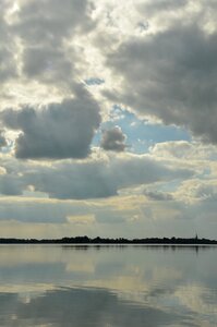 Horizon mirror reflection