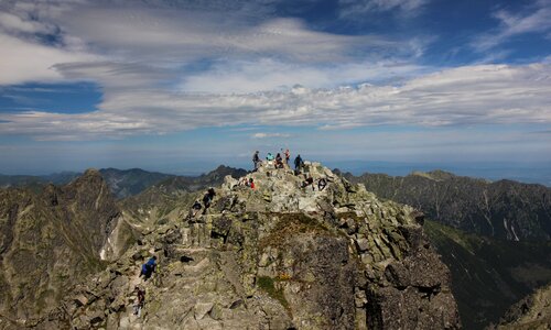 Mountain rock high tatras