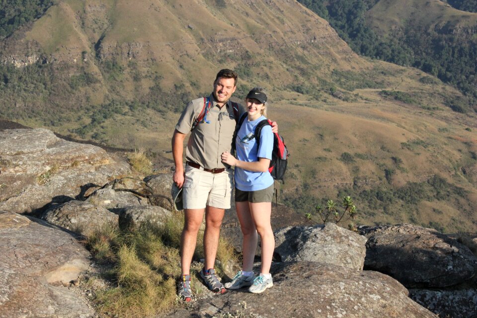 Drakensberg hiking happy
