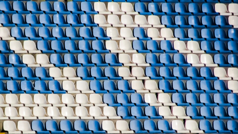Stadium empty football