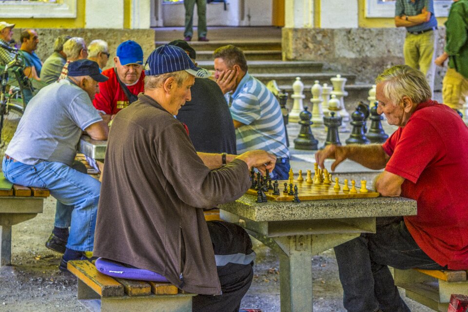 Chess park hangout