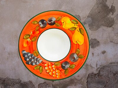 Ingredient plate display photo