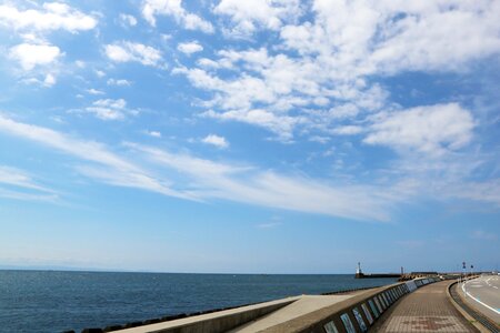 Cloud blue landscape photo