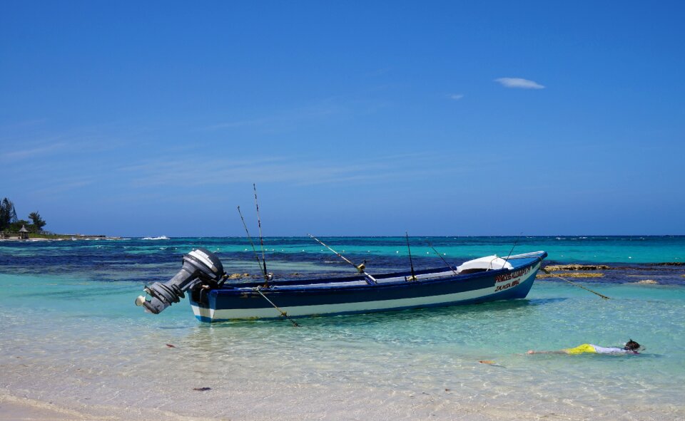 Antigua beach ocean photo