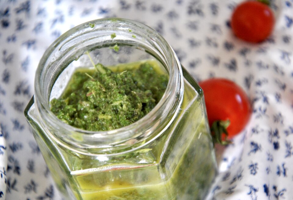 Pesto healthy vegan