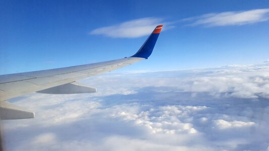 Sky flying wing photo