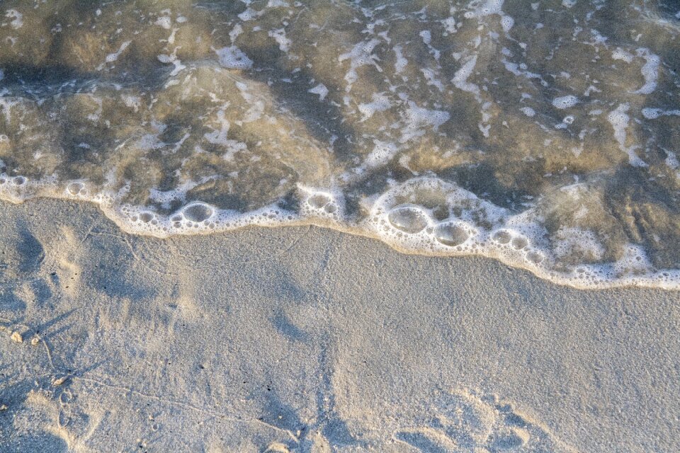 Beach sea water