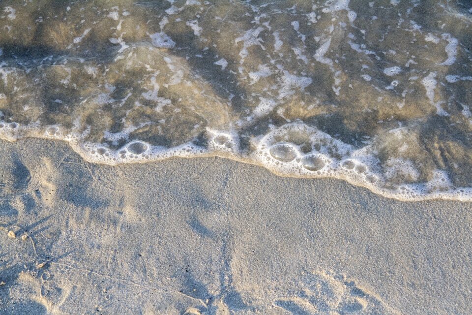 Beach sea water photo