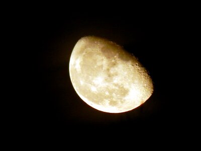 Night astronomy harvest moon photo
