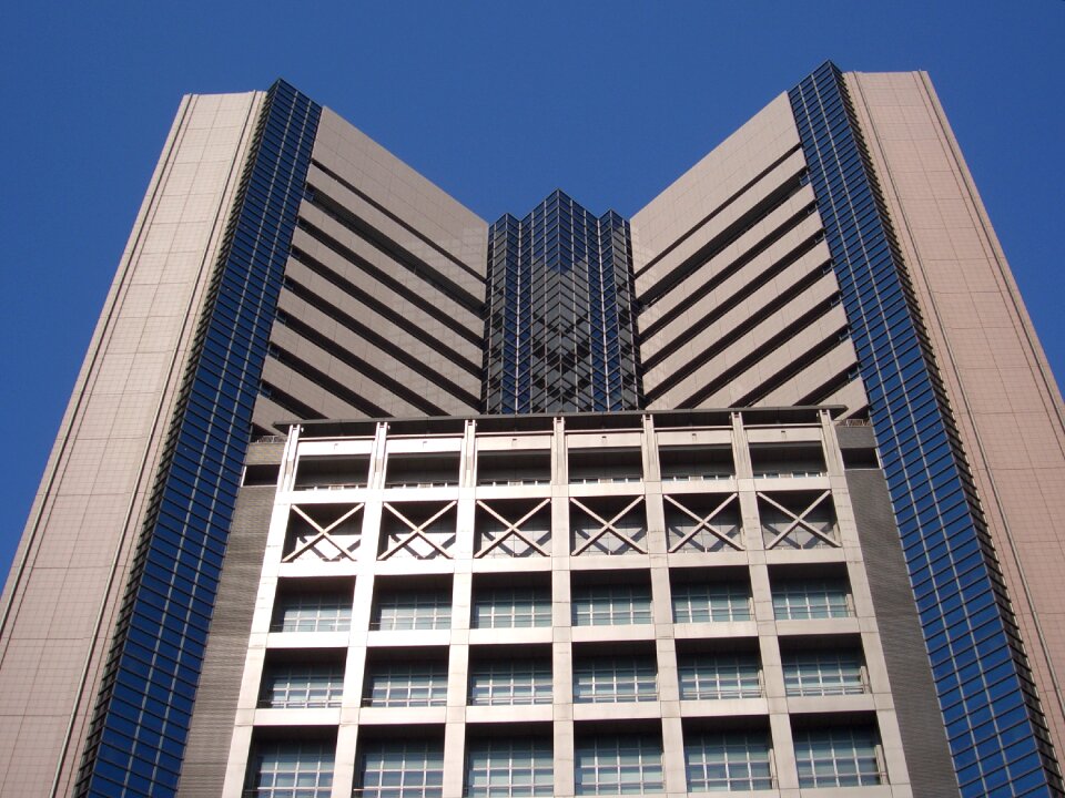 Urban city skyscraper
