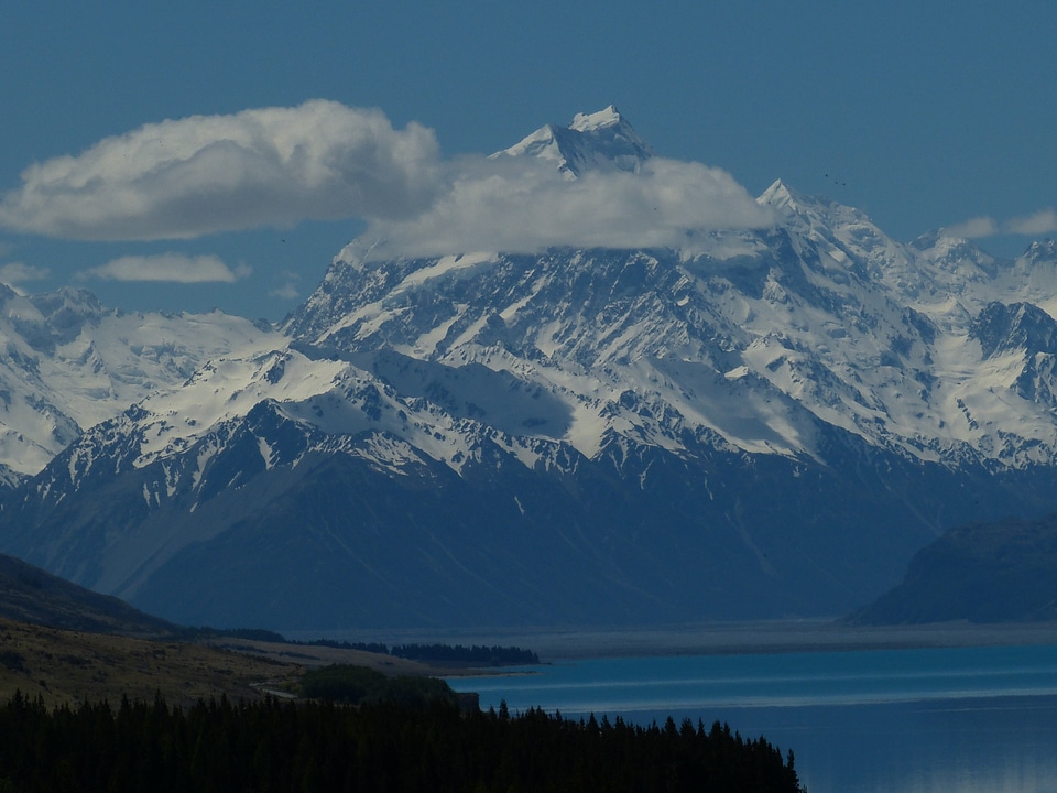 Landscape south island wilderness