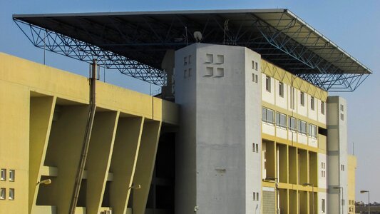 Architecture building football
