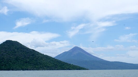 Volcanoes lake landscapes