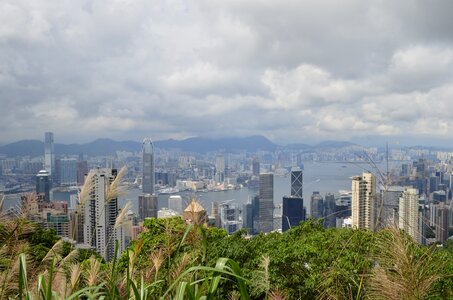 Skyline victoria harbour photo