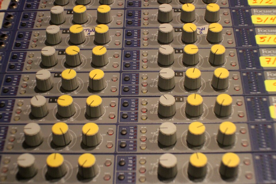 Sound microphone recording