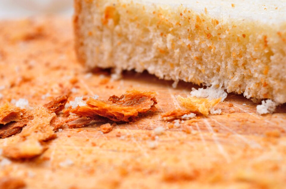 Slice of bread puglia bruschetta