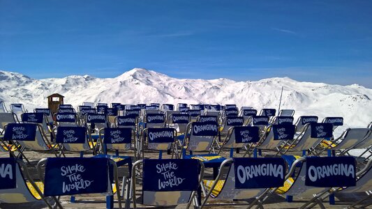 Alpine mountains break