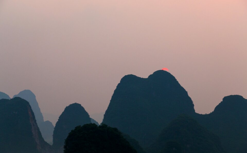Mountain twilight profile