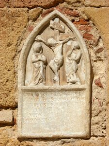 Carved stone sculpture tarragona cathedral