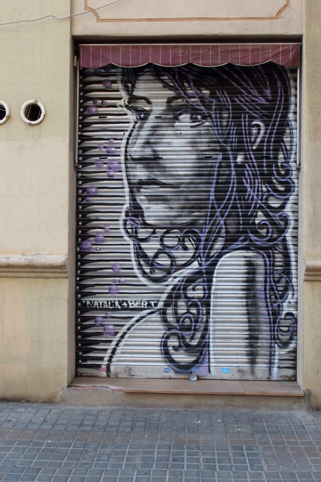 House painting road barcelona