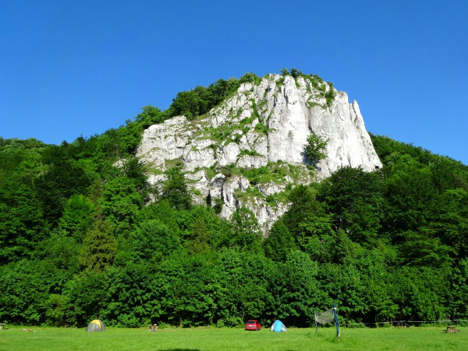 Nature valleys near cracow spring