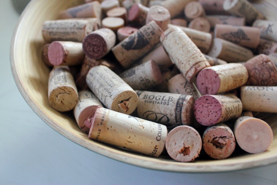 Wine-cellar drinking wine