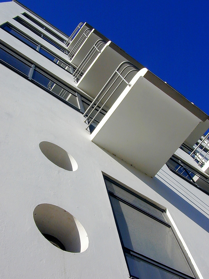 Building sky blue