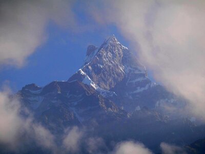 Landscape sky peak