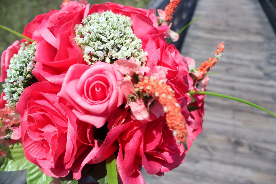 Wedding flowers bouquet bride