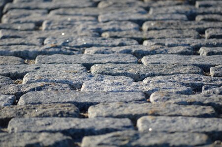 Bricks paving stones photo