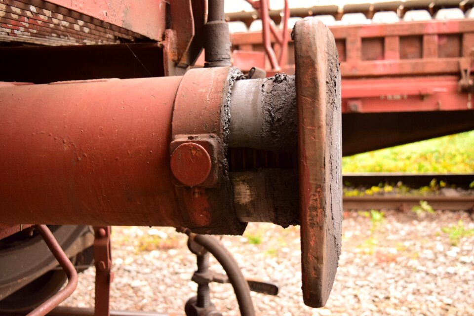 Old rust public means of transport