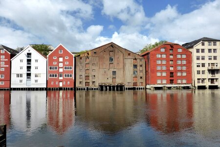 Trondheim wood water photo