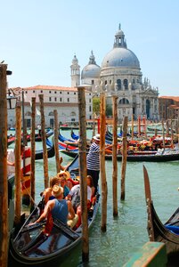 Italy channel boat photo