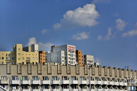 Building sky city megalopolis