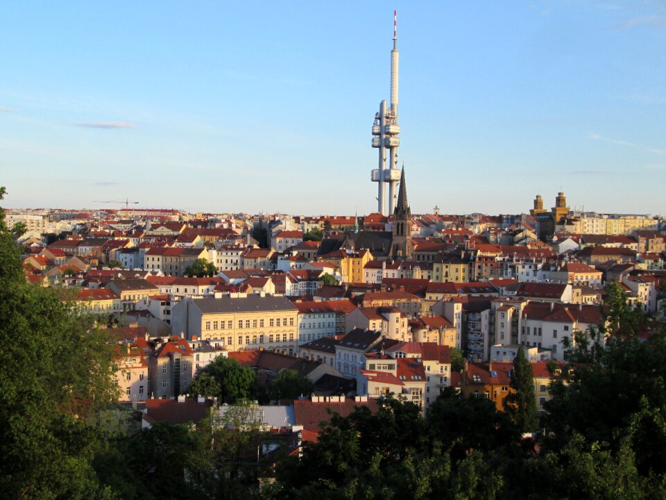 Czech republic buildings zizkov