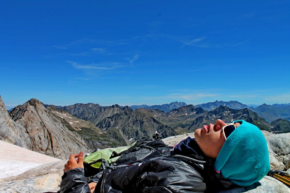 Mountain landscape mountaineering pyrenees